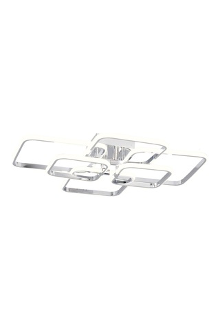Pl 01 6 Model Krom 3 Renkli Salon Ve Oturma Odası İçin İdeal Alüminyum Avize, 75x10 Krom