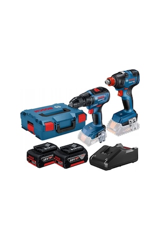 Bosch GDX 18V-200 + GSR 18V-50+ 2 x GBA 18V 4.0Ah + GAL 18V-40 L-Boxx - 06019J2220