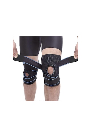 Neopren Diz Desteği, Patella Ve Bağlar İçin 2 Adet Dizlik, Spor Ve Koşu İçin Açık Patella Sabitleyici Halkalı Diz Desteği