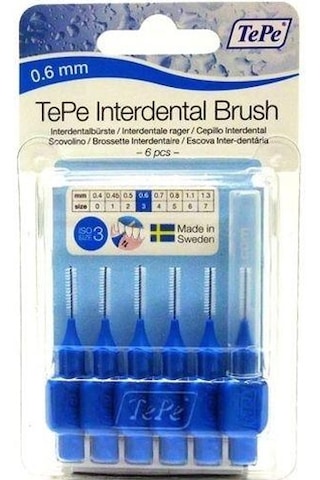 Tepe Interdental Arayüz Fırçası 6'lı 0.6 MM