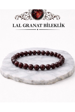 Lal Granat Doğaltaş Bileklik Diğer