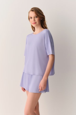 Suwen Amy Şort Pijama Takımı Sh26529667s065 Lila