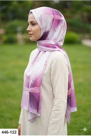 Buqle Dijital Desenli Soft Şal 446-122 Çok Renkli