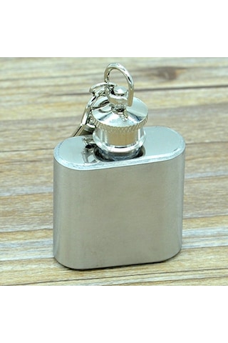 Sones 28mlcute Mini Taşınabilir Şarap Sürahisi Anahtarlıklı Kullanışlı Paslanmaz Çelik Cep Matarası