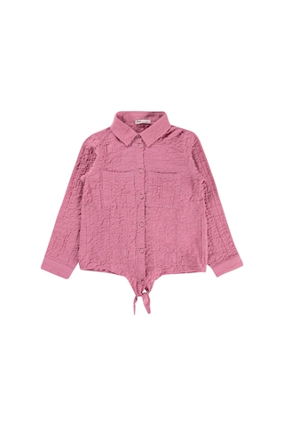 Civil Girls Cepli 10-13 Yaş Gömlek - Pembe Gül Kurusu