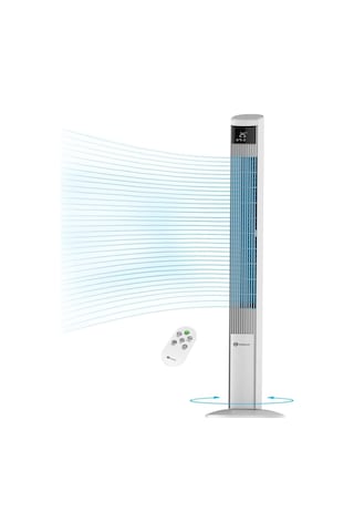 Hava Temizleme Cihazlı Ve Dc Motorlu Kule Fan 120cm, 12 Hız, 4 Mod, Led Ekran, Sessiz Ve Salınımlı