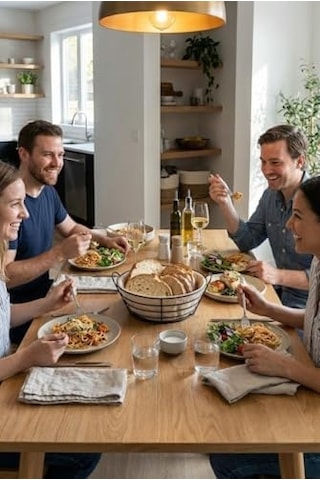23 Cm Siyah Metal Ekmek Sepeti Astarlı Yuvarlak Ekmeklik Ve Meyvelik Yıkanabilir Bez Astar, Şık Ve Dekoratif Sunum Sepeti, Mutfak Tezgahı İçin Modern Tasarım