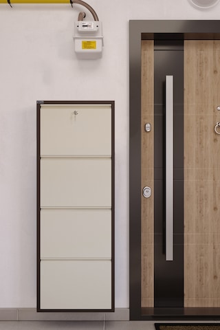 Ceha Kilitli 4'lü Metal Ayakkabılık Kahverengi - Krem - K.AYK-4 /AB8317-AB1013/KL Kahverengi - Krem