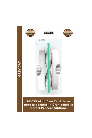 Ddc55 Akıllı Cam Temizleme Robotu Teknolojik Ürün Temizlik Gereci Pencere Sildirme