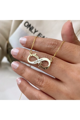 Gümüş Sonsuzluk Kolye