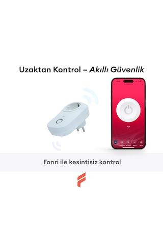 Akıllı Akım Korumalı Priz 3'lü Set 16 Amper , Wifi