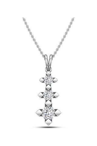 0.12 Karat Pırlanta Tria Kolye N11.43