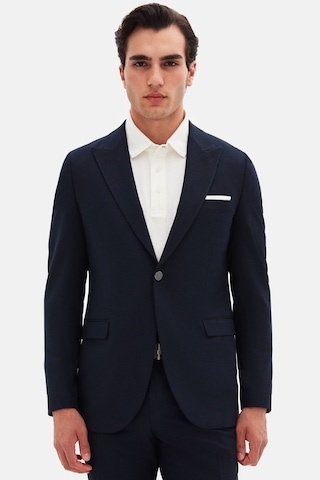 Twn Slim Fit Lacivert Armürlü Takim Elbise 4ef05kv28509m Lacivert