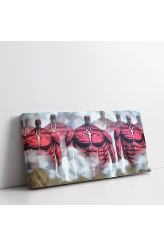 Attack On Titan Çoklu Kanvas Tablo
