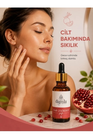 Biodamla Natural Nar Çekirdeği Yağı 20 Ml