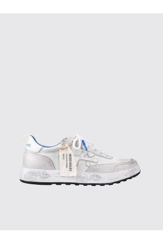 Premiata Limited Edition Erkek Sneakers Nous 6657 Beyaz - Mavi