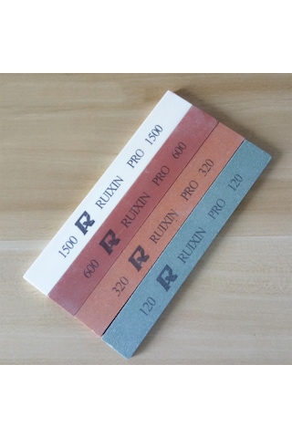 Maiyame "4 Parça Profesyonel Bıçak Bileyici Taşı Seti - 120 320 600 1500 Tane Boyutları"