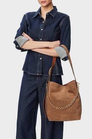 Michael Kors Zincir Detaylı Ayarlanabilir Askılı Süet Çanta 30t6auem8s230 Kadın Çanta 30t6auem8s 230 Taba