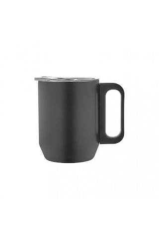 Forzacase 304 Paslanmaz Çelik 300 Ml 6 Saat Sıcak Soğuk Tutan Bardak Çay Kahve Su Termosu - Fc1132 Siyah