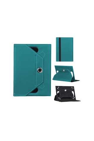 Alcatel 9317x Universal Standlı Tablet Kılıfı Yeşil Yeşil