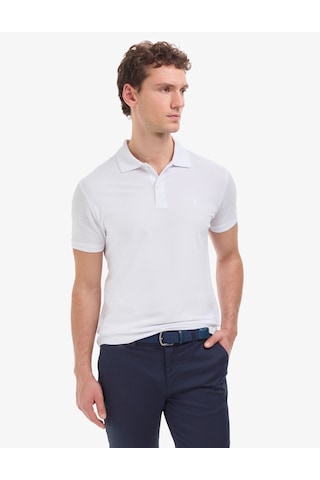 Pierre Cardin Erkek Beyaz Tişört Basic 50325323-vr013