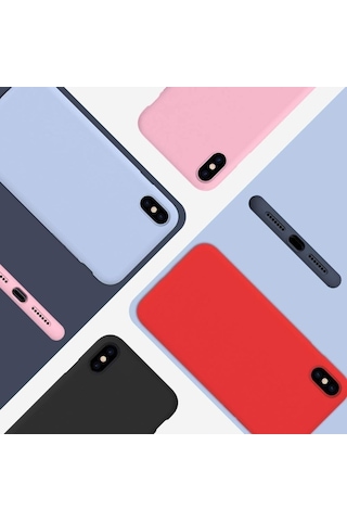Apple Uyumlu iPhone XR Kilif Iç Kadife Tam Koruma Silikon Lansman 513107165