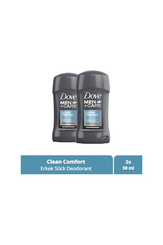 Dove Men Clean Comfort Erkek Stick Deodorant 2 x 50 ML