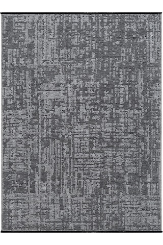 Antik Gri Halı Yıkanabilir Kaymaz Taban Şönil Kilim Dokuma Pamuk Taban Kilim 10119a Gri