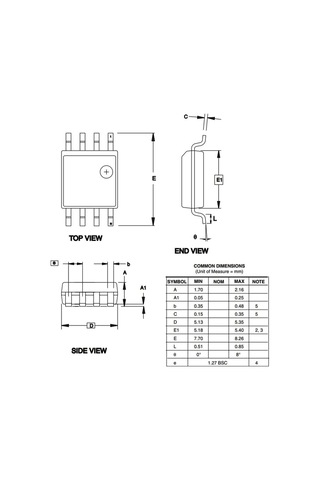 Attiny12l-4su Smd 8-bit 4mhz Mikrodenetleyici Soıc-8