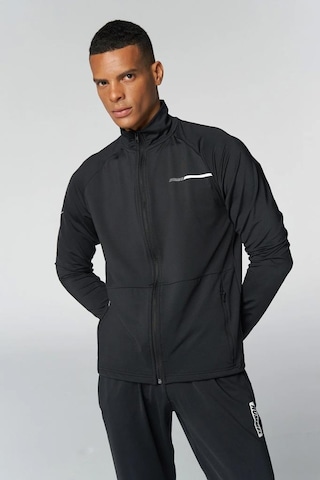 Hummel T-te Strength Training Track 921738-2001 Siyah Erkek Fermuarlı Sweatshirt 001