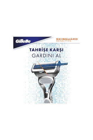 Gillette Skinguard Yedek Tıraş Bıçağı 3 x 4'lü