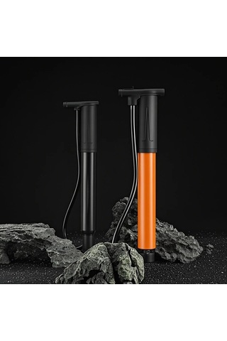 Ranyeek West Bıkıng Taşınabilir Bisiklet Pompası, 90psı Yüksek Basınç, Alüminyum Gövde, Bisiklet Ve Toplar İçin Siyah