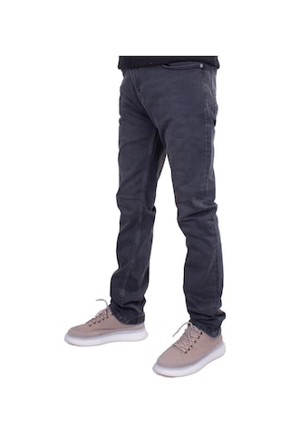 Twister Martin 744-02 Gri Normal Bel Normal Paça Erkek Jeans Pantolon Gri