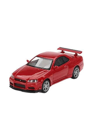 Mini Gt 1:64 Nissan Skyline Gt-r R34 V-spec Active Red Mgt00796