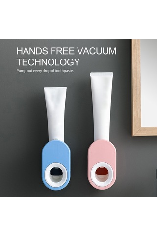 Fosenze Mavi Vakum Teknolojili Diş Macunu Sıkacağı, Duvar Montajı, Kolay Kullanım, Yıkanabilir Ve Dayanıklı Diğer