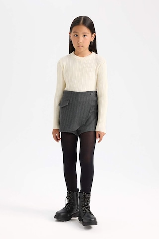 DeFacto Kız Çocuk Desenli Şort Etek D6066A824WNGR103 Gri