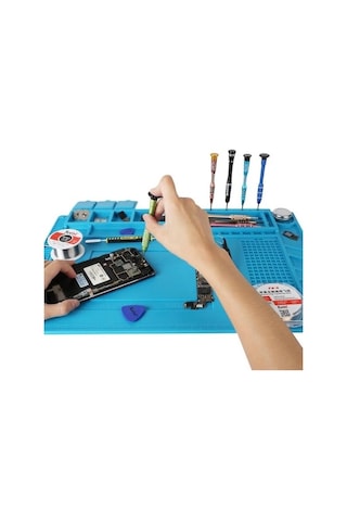 S160 Isıya Dayanıklı Silikon Ped Mıknatıslı Tamir Pedi 45X30Cm (468769718)