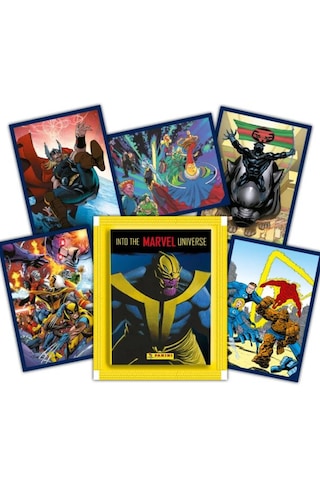 Panini Marvel Sticker - 5 Paket 25 Adet Çıkartma