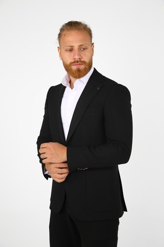 Brango 30148 Erkek Blazer Ceket Siyah