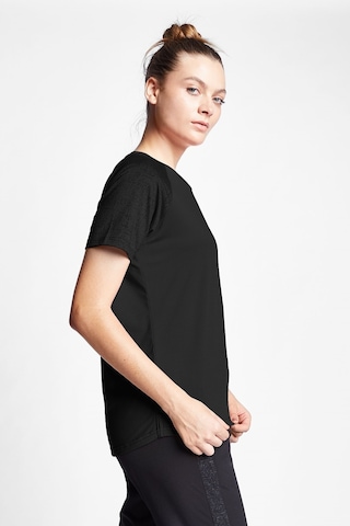 Lescon Kadın Koşu Kısa Kollu T-shirt 24b-2015 Siyah