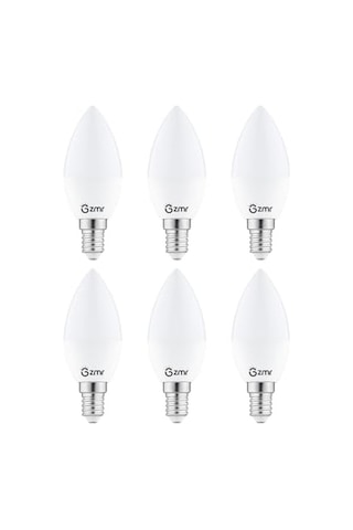 Zmr 120/b.65 6'li 7w Buji Led Ampul 6500k Beyaz Işık E14 Duy Enerji Tasarruflu Ve Uzun Ömürlü Aydınlatma Diğer