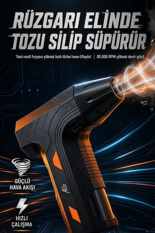 Ally Turboblast Pro Turbo Fan ,hava Üfleyici 80000rpm