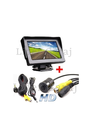 Geri Görüş Kamera Sseti4.3" Monitör 16.5Mm Micro Hd Kamera