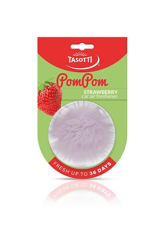Tasotti Pom Pom (Strawberry) Çilek Esanslı Ayna Altı Asma Koku