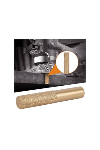 Padalink Brazing Elmas Teknolojiyle Üretildi, Mermer-kuvars Taş Kenar Kesim İçin Uygulanır, 12.7x13.5x75mm Elmas Freze Ucu