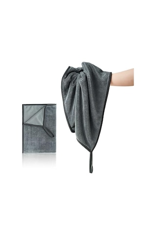 Mıclo Cleanıng Kirpi Bez Profesyonel Oto Kurulama Bezi Bükümlü İplik Ultra Kalın Doku Mikrofiber Araç Yıkama Bezi, Araba Kaporta Ve Torpido Temizlik Havlusu