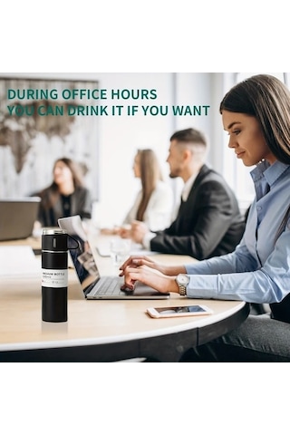 Trendooze 16.9oz Paslanmaz Çelik Gri Seyahat Termos Bardağı Sıcak Soğuk Tutar Gaojunshop01 Set Gri