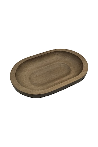 Alegre - Naturewood Katı Sabunluk Oval Kahverengi