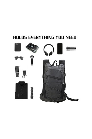 Didadodo Çok Fonksiyonlu Outdoor Reflektörlu Sırt Çantası 2l Gri Çok Renkli