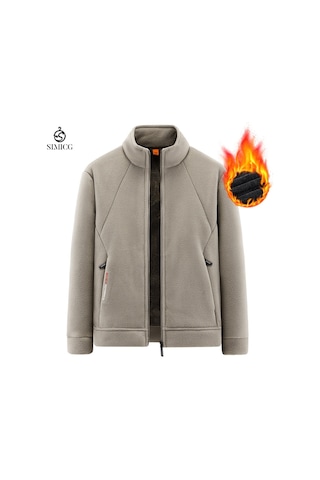 Genç Ve Orta Yaşlı Yetişkinler İçin Kışlık Polar Ceketler Haki